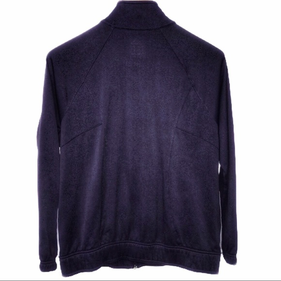 Classic Dark Purple Adidas Track Jacket - Picture 3 of 4